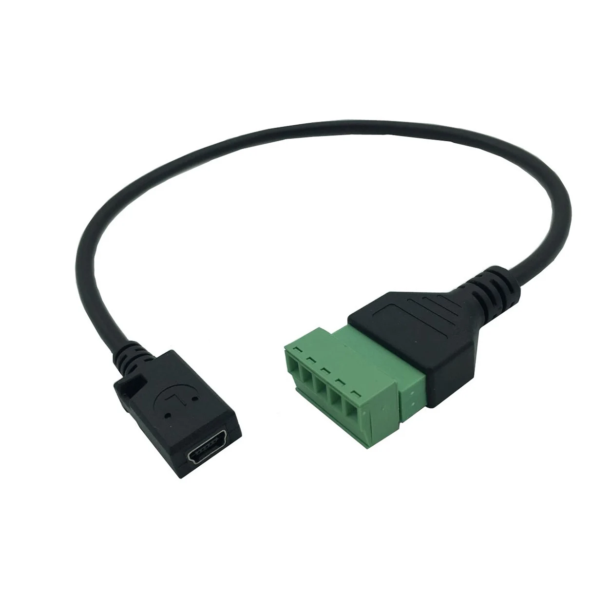 1 шт. мини-USB 2 0 гнездовой разъем на 5-контактный/Way болт с защитной клеммной