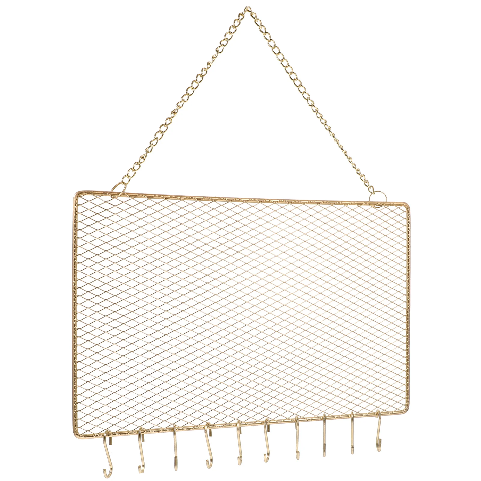 

Jewelry Hanger Necklace Storage Rack Earring Display Stand Home Shelf Hanging Holder Iron Wall Mounted Organizer