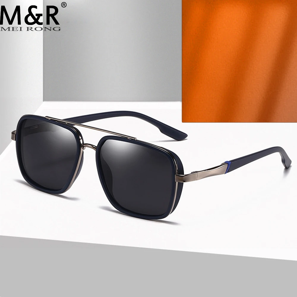 

Trendy New Women's Square Polarized Sunglasses Comfortable Super Light Metal Eyeglasses Frame Men's Driving Sun Shading Glasses