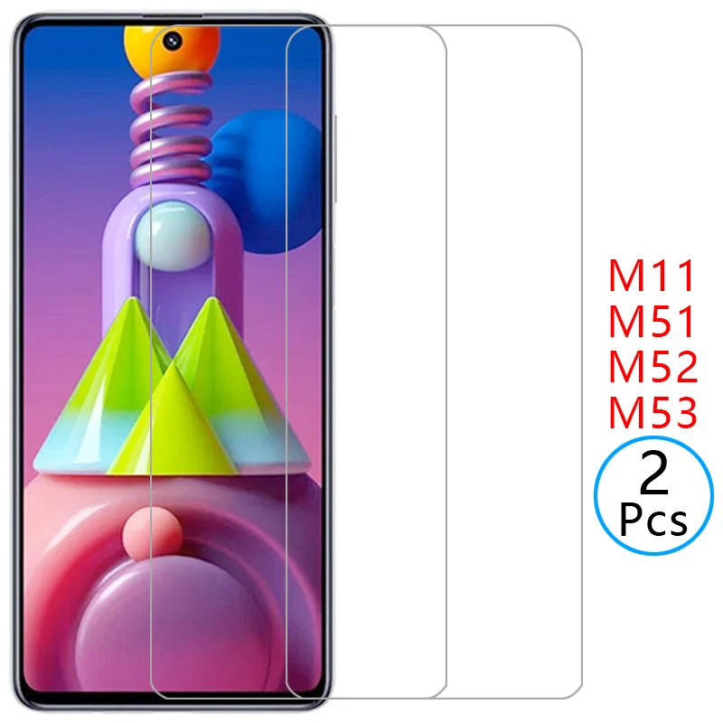 Чехол из закаленного стекла для samsung galaxy m11 m51 m52 m53 m 11 51 52 53