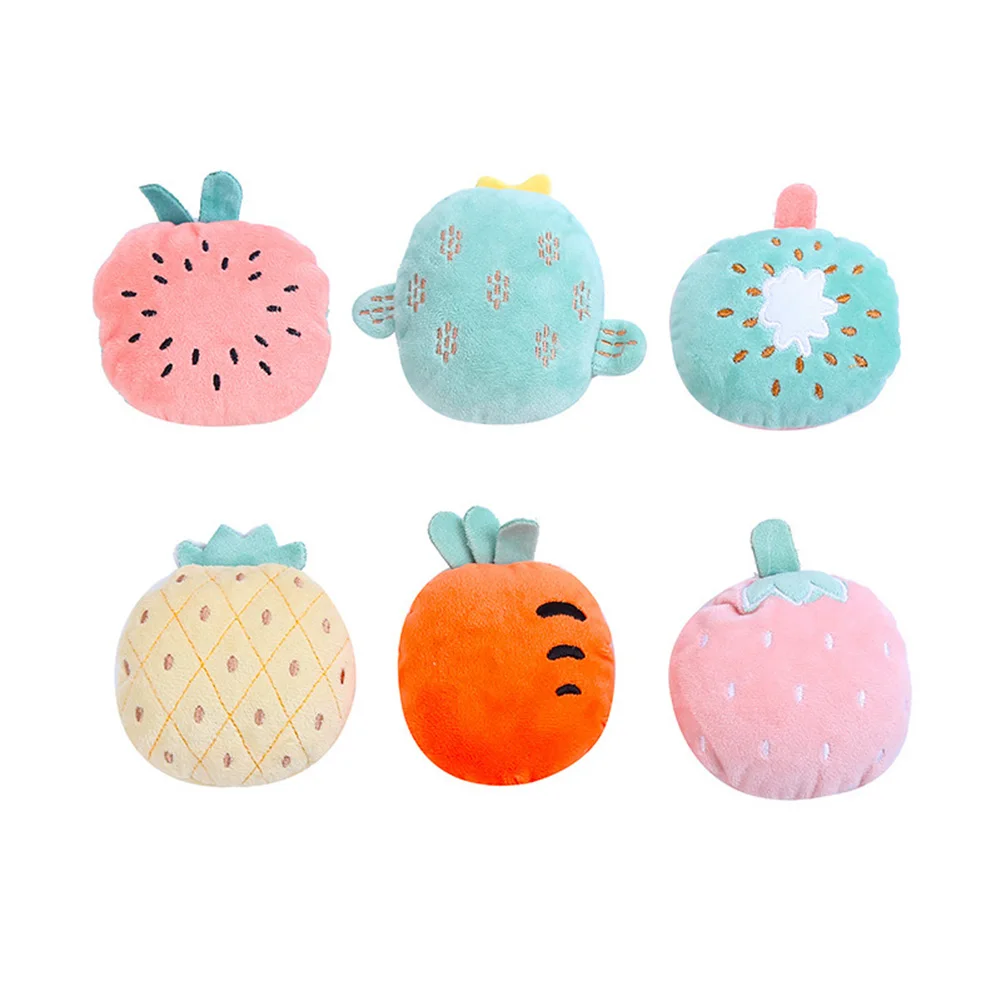 

Жевательная игрушка для кошек, милая имитация, устойчивая к фруктам, плюшевая Интерактивная кошачья мята, подарок забавные игрушки для живо...