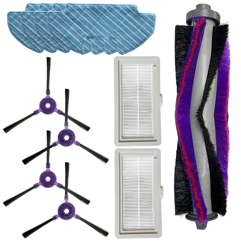 

10PCS Replacement Kits For Samsung VR5000RM Robotic Vacuum Cleaner Main Brush Filters Side Brush Mop Cloth High Quality