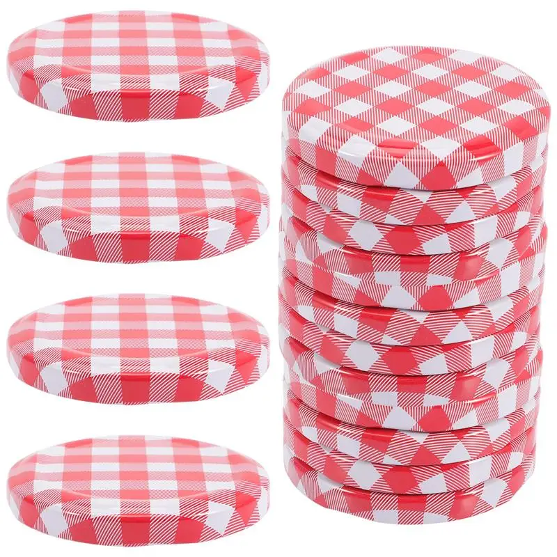 

40Pcs Jam Jars Lids Wide Mouth Screw Lids Twist Off Lids Storage Caps For Canning Jars Jam Bottle Cap Mason Can Cap Accessories