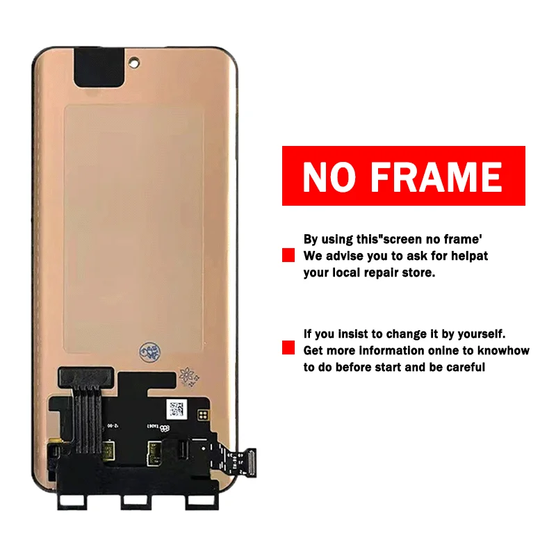 Фото 6,7 дюймов для Oppo Reno 12 5G Дисплей Сенсорный экран Дигитайзер Панель в сборе Reno12 5G ЖК-экран CPH2625 с рамкой №2