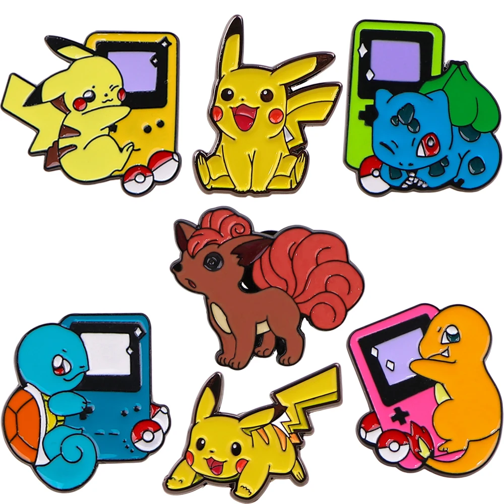 Эмалированные броши в стиле аниме