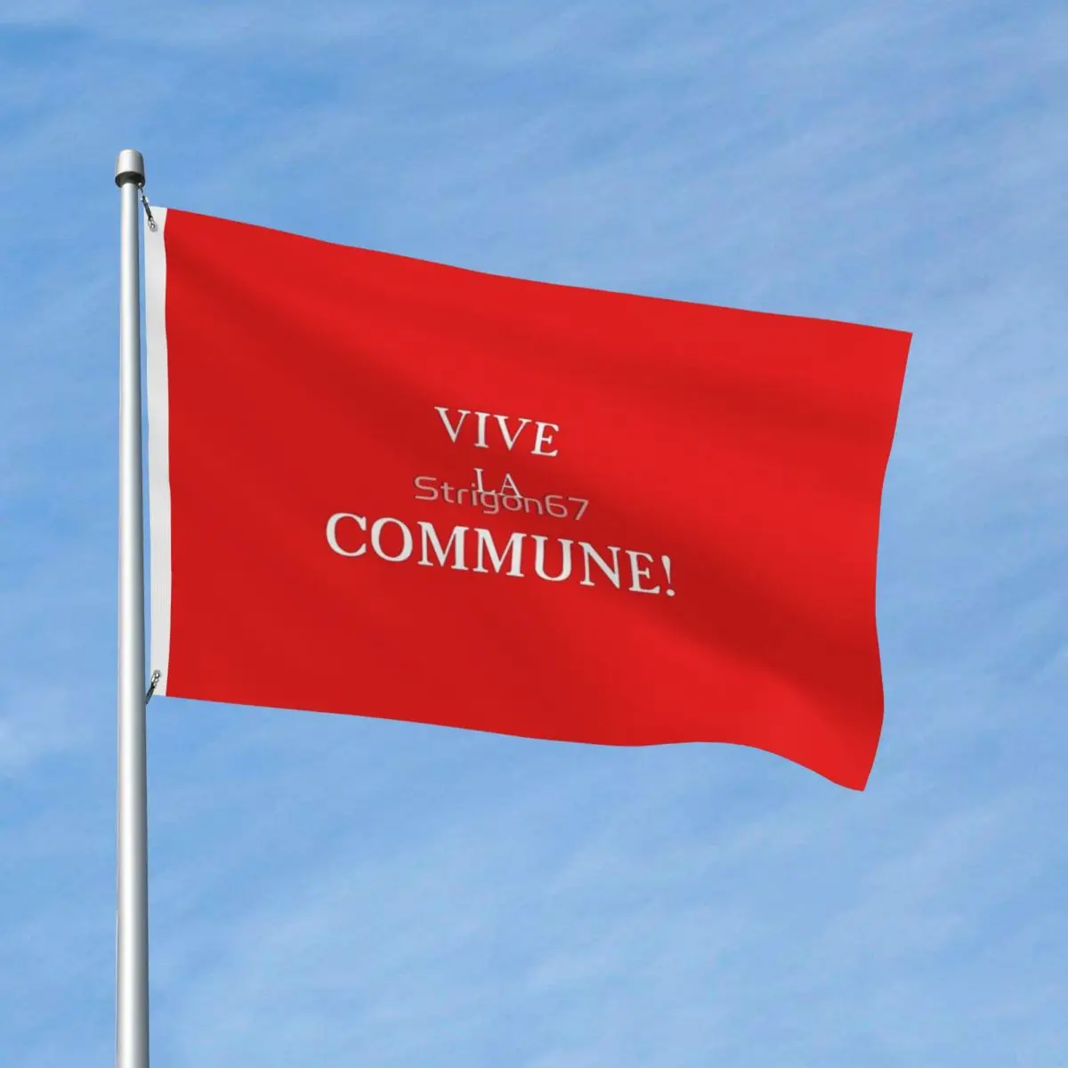 

Flag Of The Paris Commune Flag Polyester Material Easy To Hang Fade Resistant Polyester Lightweight Delicate Multi-Styles