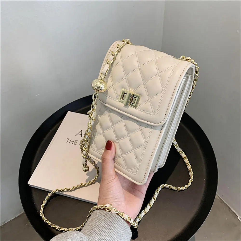 Women's Bag 2023 Trend Luxury Designer Phone Shoulder Bag Women Mini Card Holder Wallet Coin Purse Leather Crossbody Female Bag