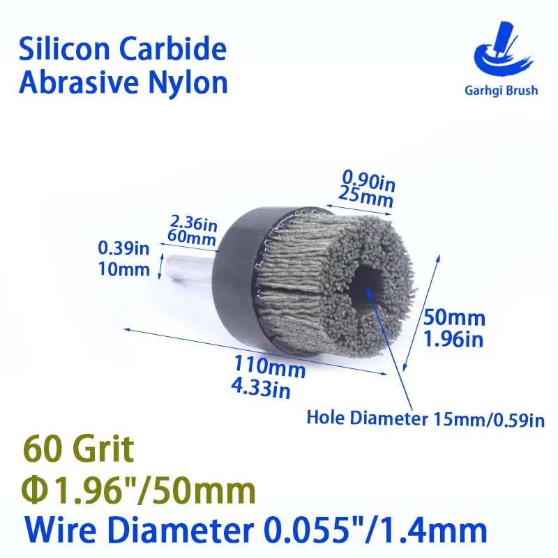 

Щетка из карбида кремния, абразивный нейлоновый диск для полировки, удаления заусенцев, очистки, удаления краски, обработки поверхности, сверла с ЧПУ