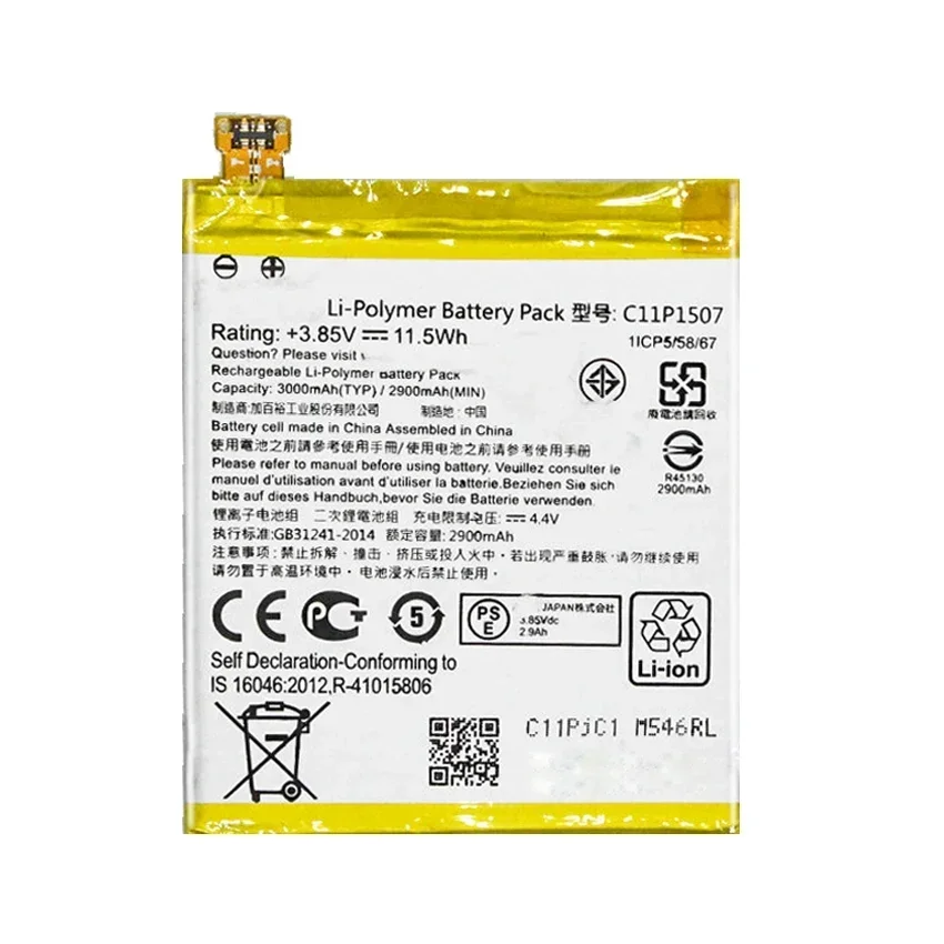 C11P1507 3000 мАч сменный аккумулятор для ASUS Zenfone Zoom ZX551 ZX550 ZX551ML Z00XSB Battera