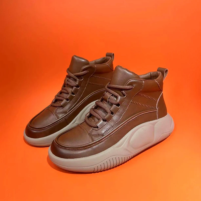 

Повседневная женская обувь, осенняя корзина на танкетке 2022, женские мокасины с круглым носком и закрытым носком, сабо на платформе, маленька...