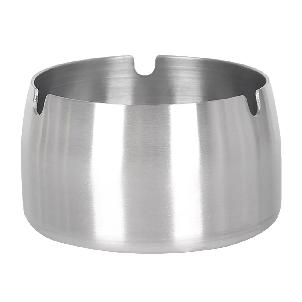 

1pc Stainless Ashtray Universal Bar Ashtray Practical Household Ashtray