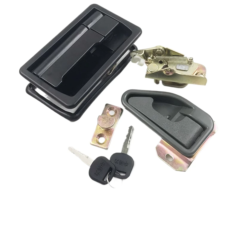 Замок дверной для кабины Yuchai Yc35 50 60-8 замок блокирующий в сборе застежка с внешней