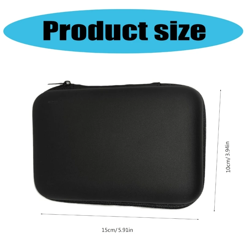Сумка из ЭВА с сетчатым карманом портативная консоль черный чехол устойчивый к
