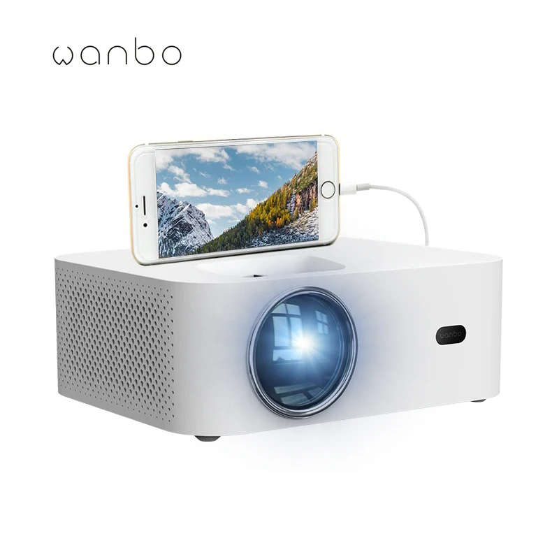 

wanbo x1 multimedia mini portable hd 1080p android led cinema small mobile smart phone bluetooth wifi projector