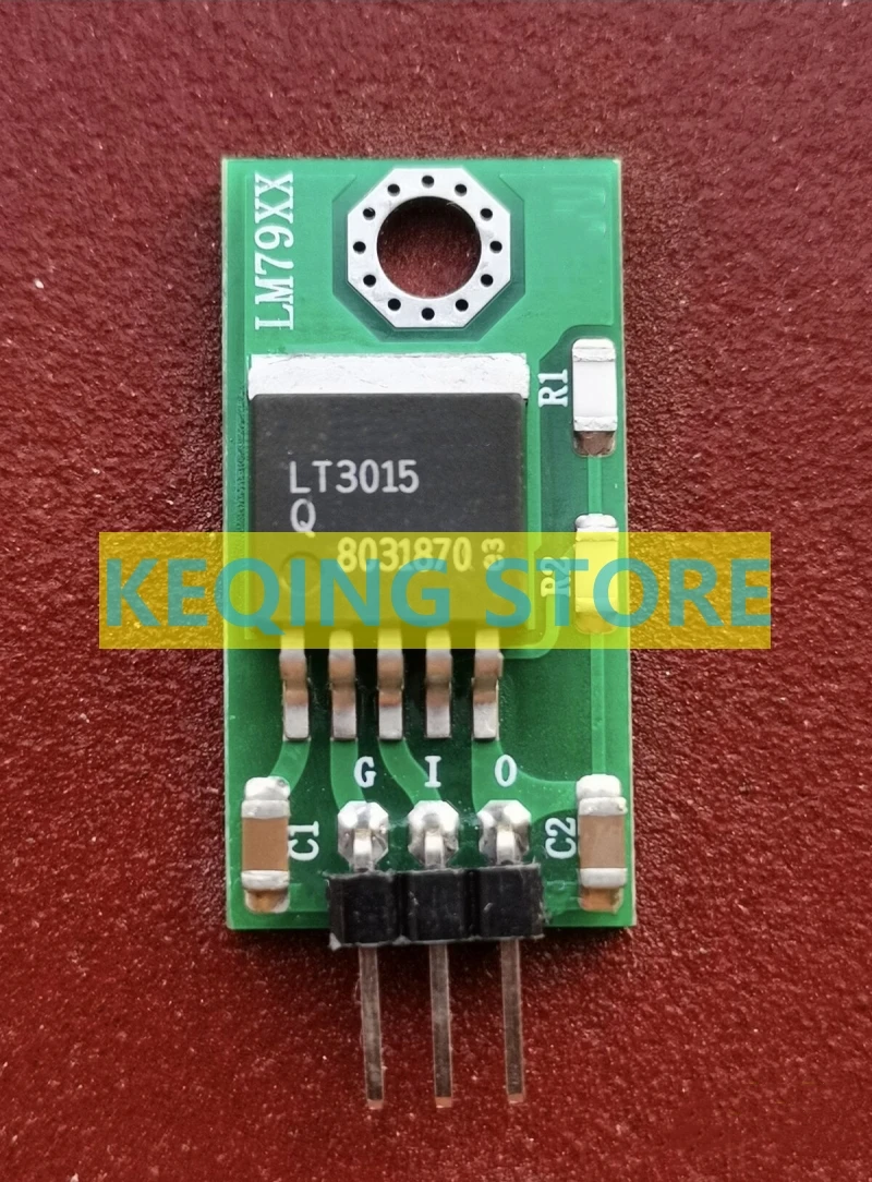 

LT3015 linear negative regulated power supply module can directly replace the original LM7905, KA7905, LM79XX, KA79XX