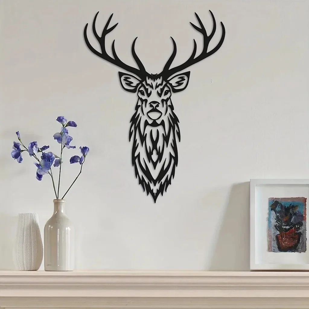Металлическая Вывеска Оленя Индивидуальный Декор Стен Стильное Украшение Для