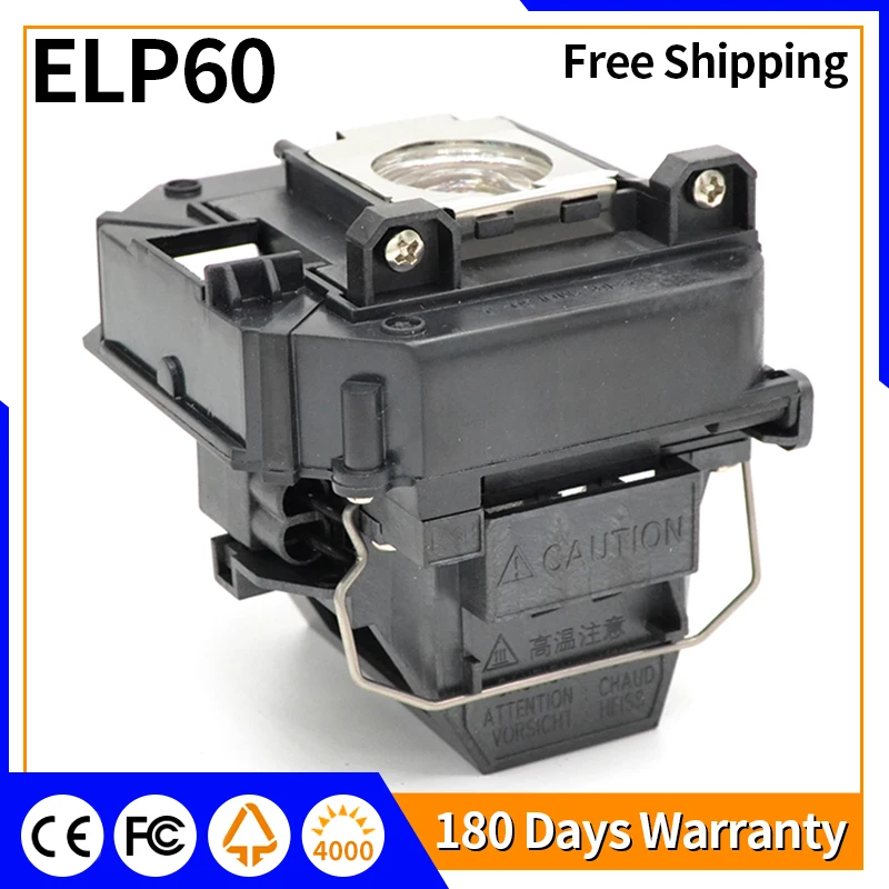 

Free Shipping Projector Lamps ELPLP60 for EPSON EB-C2000X EB-C2010X EB-C2010XH EB-C2020XN EB-C2030WN EB-C2040XN With Housing