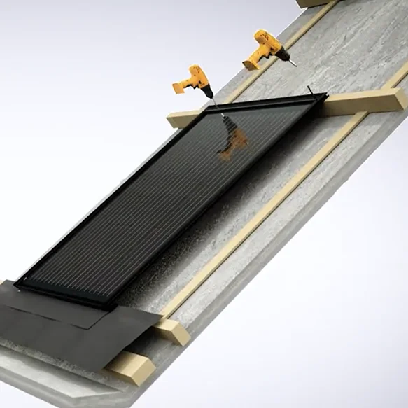 Индивидуальная кровельная солнечная панель 1 кВт черепица для домашней