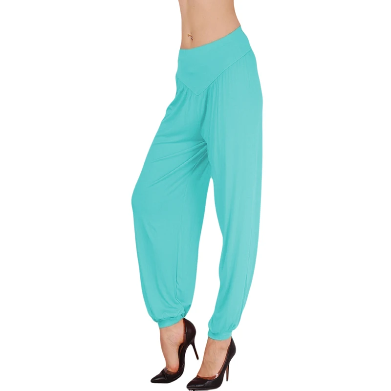 

Women Pants New Fashion Wide Leg Harem Pants Elastic Waist Loose Long Pant Pantalon Femme Lady Belly Dance Trousers