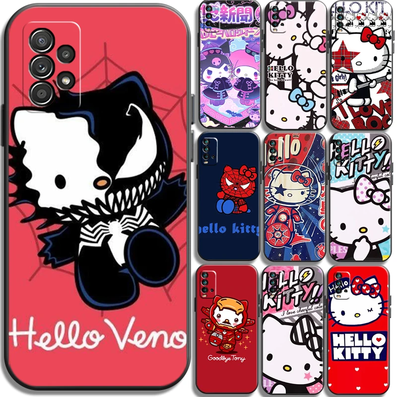 

Hello Kitty Cute Phone Cases For Xiaomi Redmi POCO X3 GT X3 Pro M3 POCO M3 Pro X3 NFC X3 Mi 11 Mi 11 Lite Cases Coque Carcasa