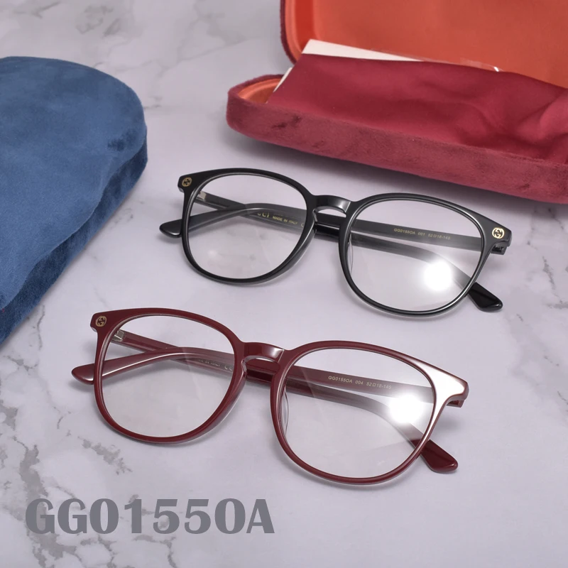 

Italian Luxury Brand Oval optical glasses frame GG0155OA Prescription glasses frame Eyewear frame for women men