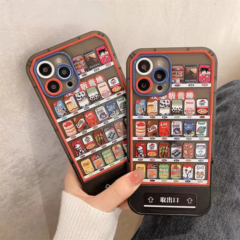 Чехол для телефона с торговым автоматом IPhone 14 13 12 11 Pro Max XR XS MAX 8X7 невидимый