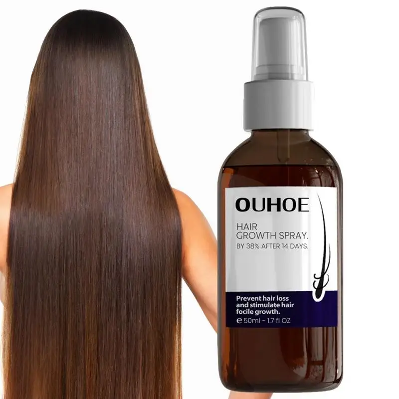 

Sdotter Hair Growth Spray 2.11oz Men Hair Thickening Spray Plant Extracts Hair Regrowth Extended Nozzle Sprayer For Repairs Dama