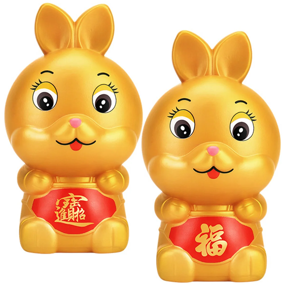 

Bank Rabbit Piggy Bunny Saving Jar Yearmoney Kids Chinese Decorationzodiac Home New Decor Souvenir Pot