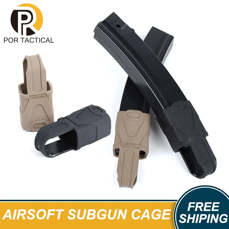 

Airsoft Wadsn Tactical Subgun Cage 9mm NATO Fast Mag Rubber Loops for MP5 MP5K Magazine Assist Hunting Rifle Pouch Accessories