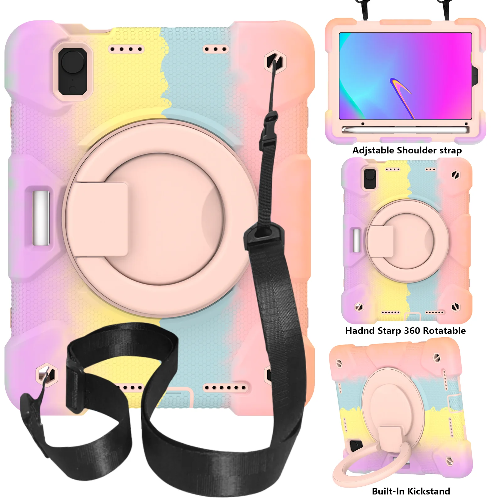 Чехол-подставка для iPad Mini 6 2021 8 3 дюйма модель A2567 A2568 A2569 вращающийся на 360 градусов