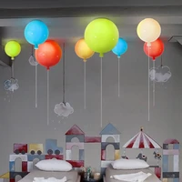 nordic balloons led pendant light e27 ceiling chandelier for childrens room bedroom living room hotel mall decorative lighting