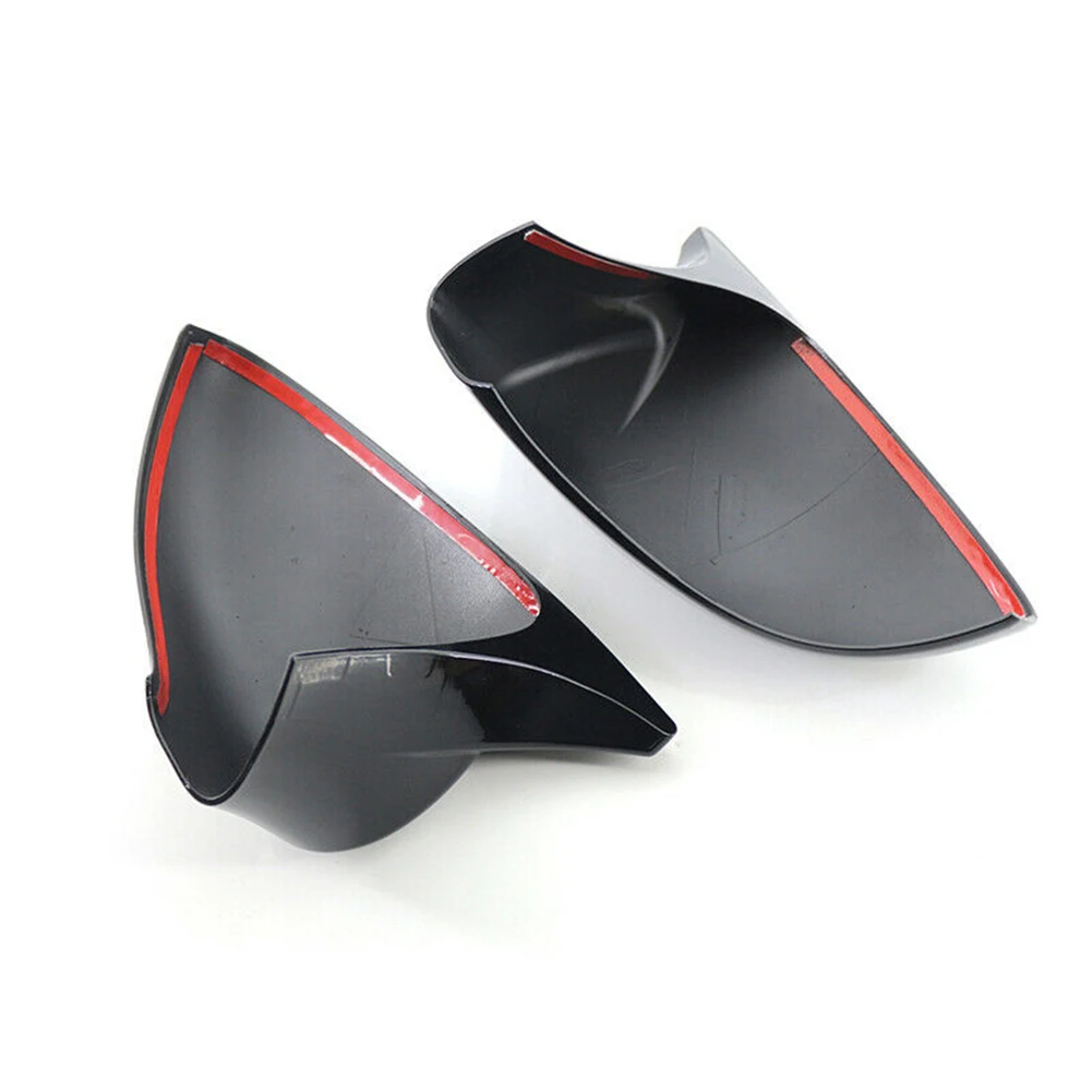 

Car Mirror Cover Front Easy Installation With Tape Upgrade The Appearance 2PCS ABS Plastic Black Fit For Lexus