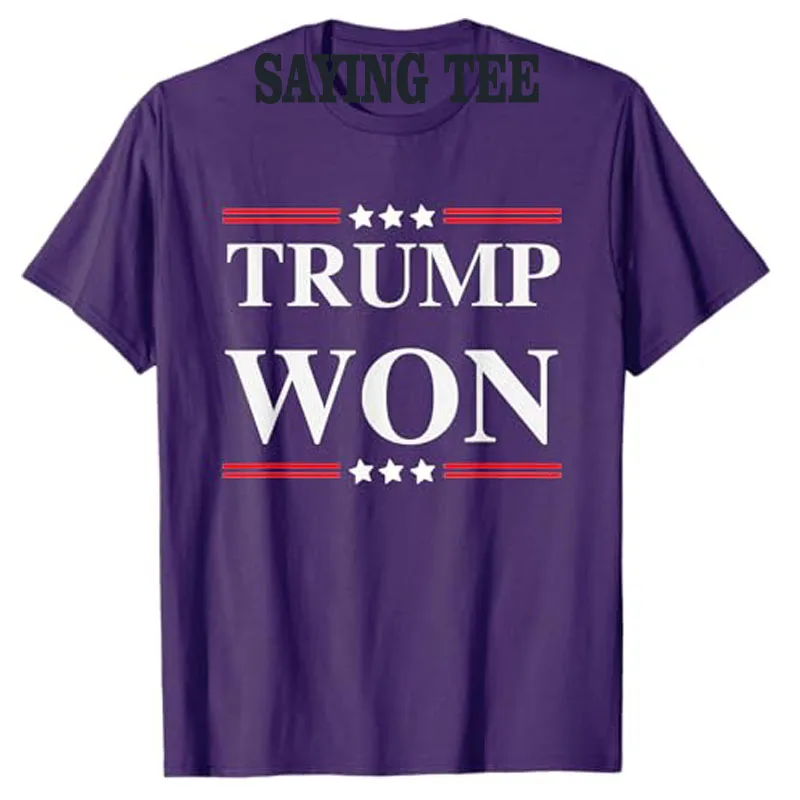 Дональд Трамп Won 2024 выборы Inaгурация мужские и женские дизайнерские футболки Trump 47
