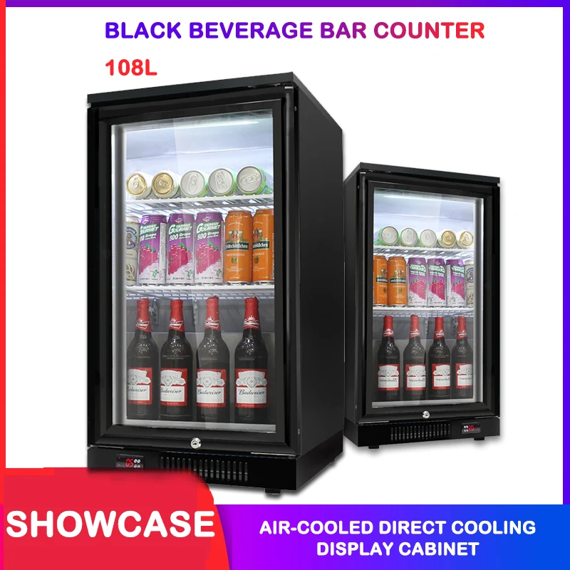 

Холодильник KTV, барный морозильник, коммерческий однодверный, с прямым охлаждением, настольный, с воздушным охлаждением, шкаф с дисплеем, хо...