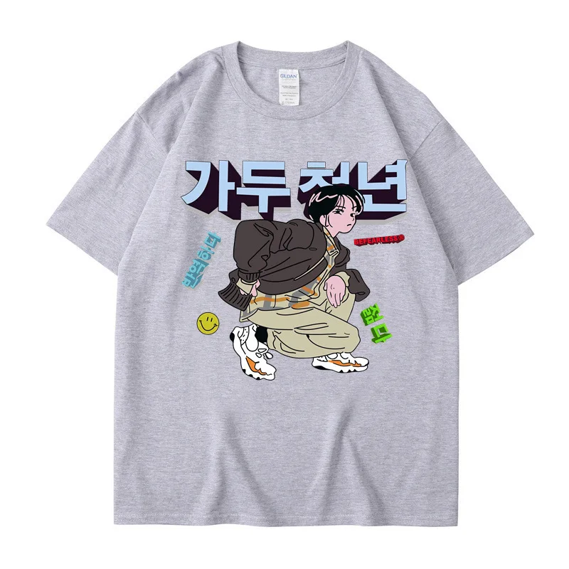 Новая японская футболка с короткими рукавами в стиле ретро женская летняя