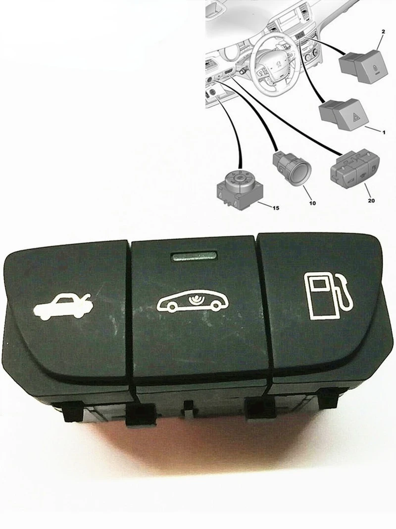 

Peugeot 508/508SW 98046899XT/96770584ZD Fuel Tank Open Switch Rear Door Open Switch Tail Door Switch Auto Parts