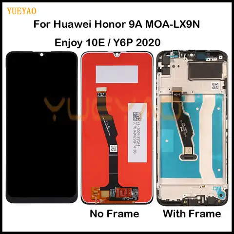 ЖК-дисплей и сенсорный экран для Huawei Honor 9A, Замена для Huawei Honor 9 A Y6P 2020, ЖК-экран