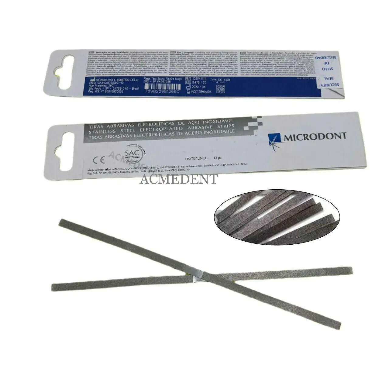 

12Pcs Dental Polishing Finishing Strips Interproximal Abrasive Strip Microdont