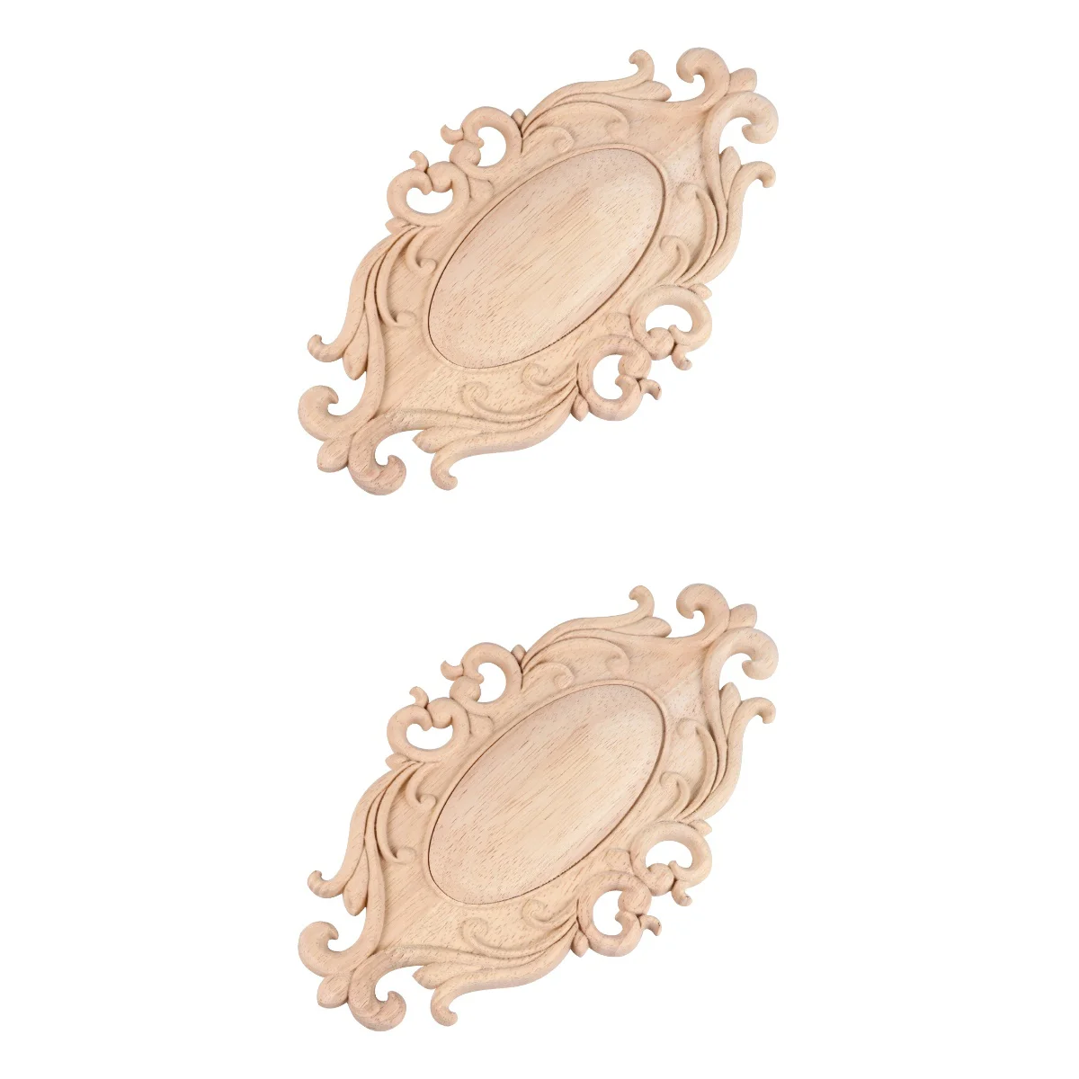 

Wood Onlays Appliques Furniture Carvedonlay Applique Decorative Decal Wooden Door Decals Corner Cabinet Unpainted Drawer Muxsam