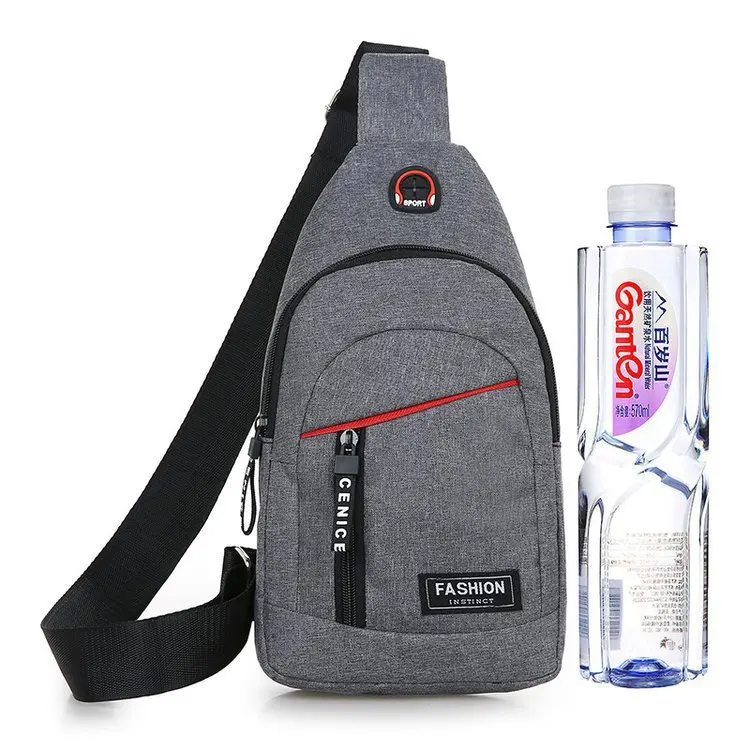 Casual Men's Chest Bag Business Shoulder Bag Messenger Bag Nylon Canvas Fashion Waist Bag Outdoor Sports Brand Shoulder Bag
