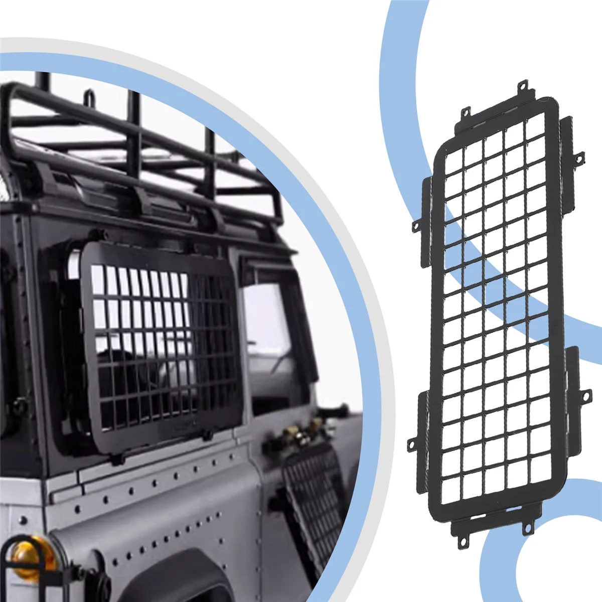 Металлическая стереоскопическая сетка защитная для MN D90 MN-90 D99S MN99S 1/12 RC