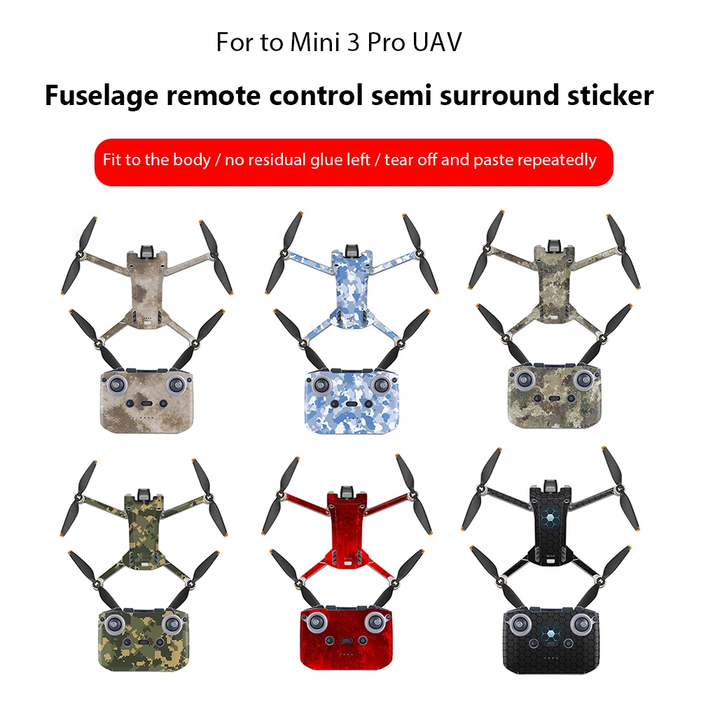 

Наклейки на корпус дрона для DJI Mini 3 Pro