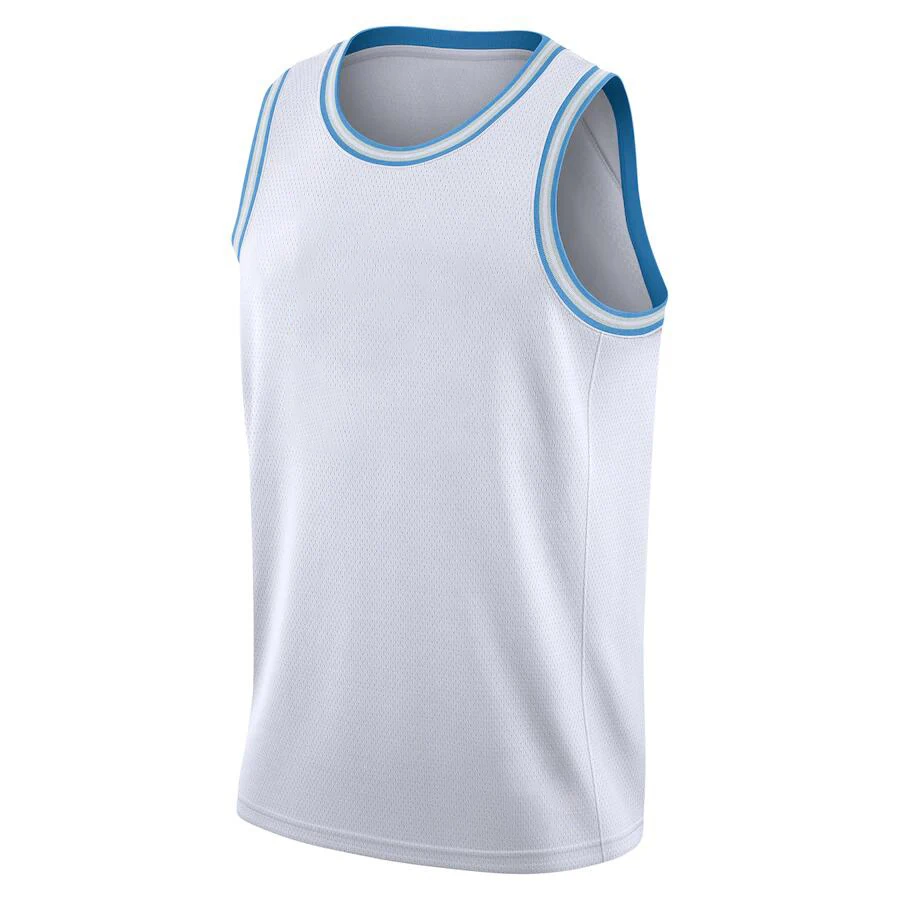 

Men American Basketbal Jersey Los Angeles State Sport Fans Wear Magic Johnson Anthony Davis Shaquille O Neal T-Shirt Logo