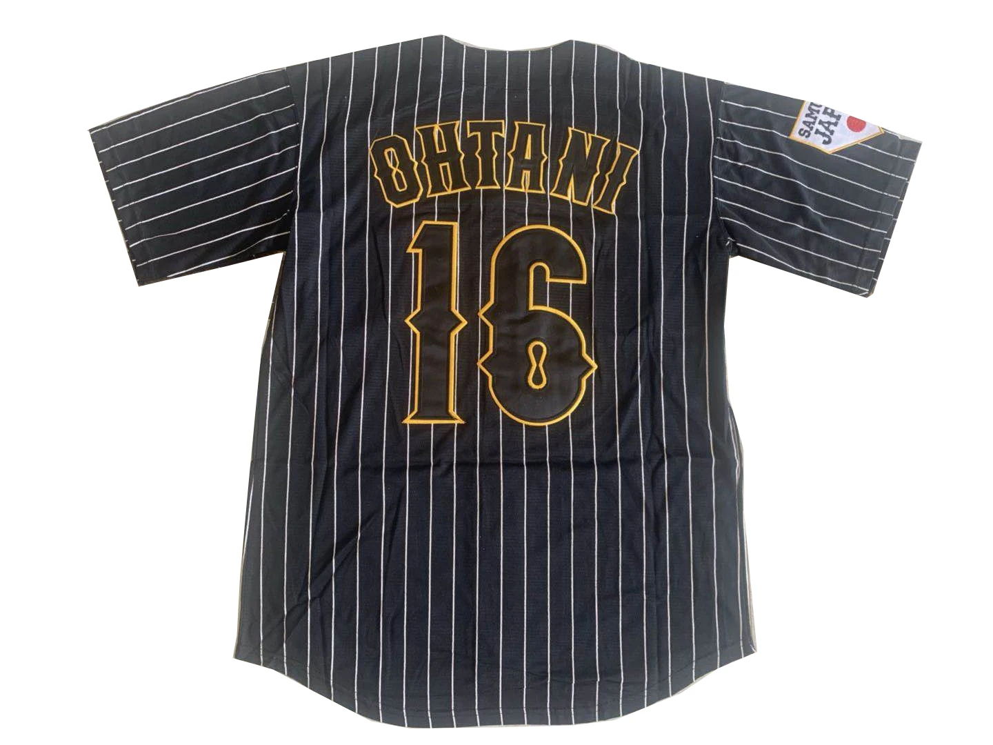 BG baseball jerseys Japan 16 OHTANI jerseys Outdoor sportswear Embroidery sewing black  Hip-hop Street culture 2020 summer