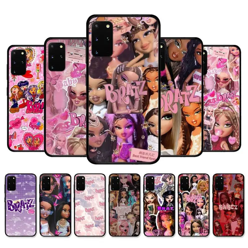 

Cute lovely Doll Bratz Phone Case for Samsung S10 21 20 9 8 plus lite S20 UlTRA 7edge cover