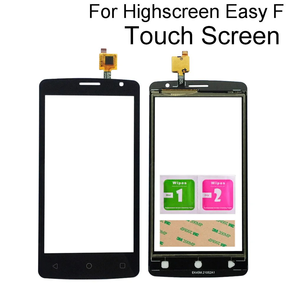 

Стекло сенсорного экрана для высокого экрана Easy F, сенсорный экран, дигитайзер, панель, датчик объектива, переднее стекло 4,5 дюйма, инструмен...