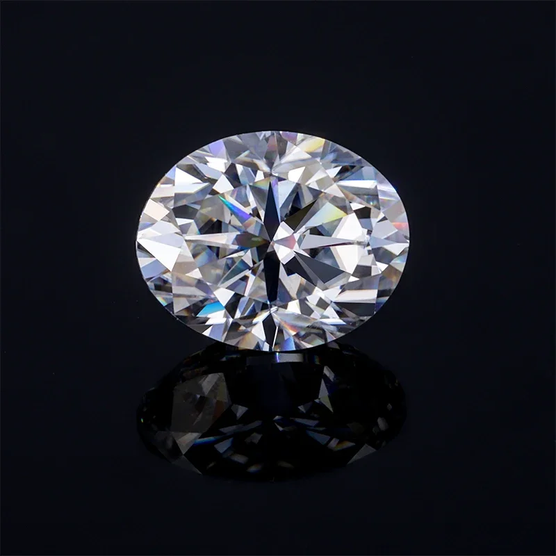 Овальная форма бриллиантовой огранки 2x3 мм-10x15 мм DEF белого цвета VVS Clarity свободный