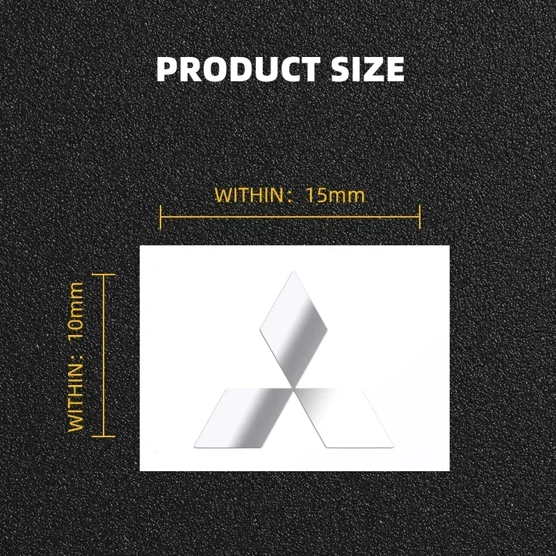 10 шт. 3D металлические наклейки для украшения интерьера автомобиля значки