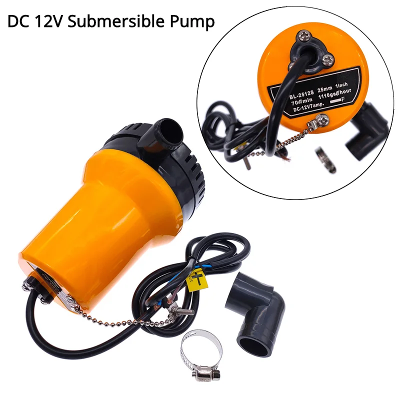 

Погружной насос, миниатюрный Электрический насос для яхты, 12 В постоянного тока, для сельского хозяйства