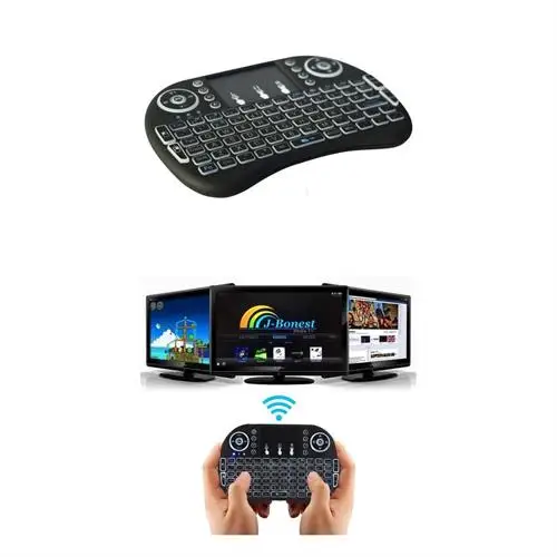 

Transformacion Smart Tv Wireless Touch Mini Remote Control Keyboard 411016